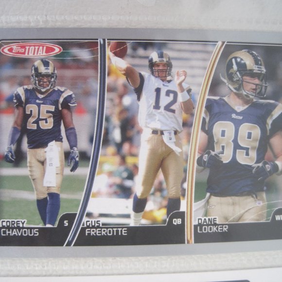 Lot of 6 LOS ANGELES & ST LOUIS RAMS Player Cards - Picture 7 of 12